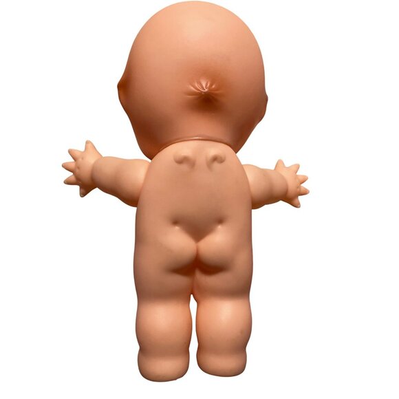 Kewpie Rubber Doll 7 Inch With Blue Eyes & Adorable Expression - Picture 2 of 12